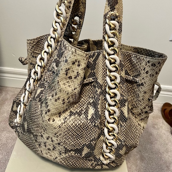Michael Kors Snakeskin Tote - Picture 5 of 5
